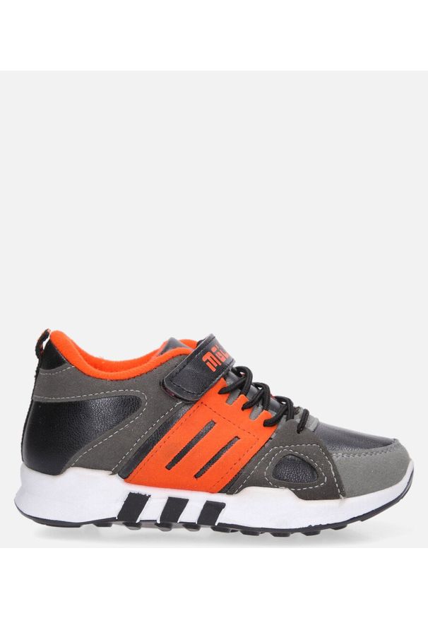 Casu - Szare buty sportowe casu 20x1/m. Kolor: czarny, szary, wielokolorowy, pomarańczowy