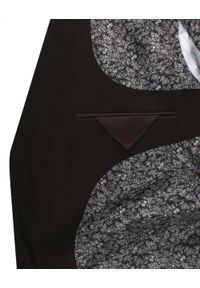 Taliowany Garnitur Męski - Victorio - Brązowy. Kolor: brązowy. Materiał: poliester, wiskoza, elastan. Wzór: gładki #3