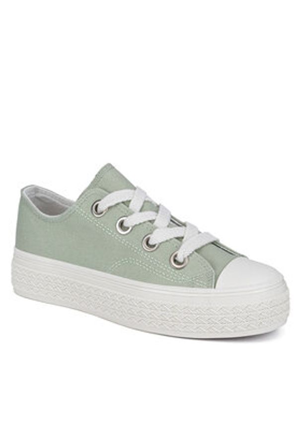 Jenny Fairy Trampki WFA2916-1 Zielony. Kolor: zielony. Materiał: materiał