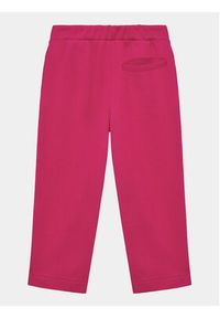United Colors of Benetton - United Colors Of Benetton Spodnie dresowe 3J68CF03Z Różowy Straight Fit. Kolor: różowy. Materiał: bawełna #3