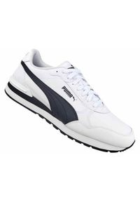 Buty do biegania męskie Puma St Runner V4 L. Zapięcie: sznurówki. Kolor: wielokolorowy. Materiał: materiał, skóra, syntetyk. Szerokość cholewki: normalna