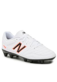 New Balance Buty do piłki nożnej 442 v2 Academy Jnr Fg JS43FWD2 Biały. Kolor: biały. Materiał: skóra