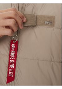 Alpha Industries Kamizelka 118109 Beżowy Regular Fit. Kolor: beżowy. Materiał: syntetyk #3