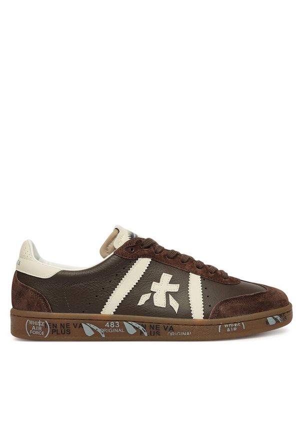 Sneakersy Premiata. Kolor: brązowy