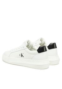 Calvin Klein Jeans Sneakersy Chunky Cupsole Low Mg YW0YW01769 Biały. Kolor: biały. Materiał: skóra #3