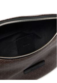 Calvin Klein Nerka Emblem Aop Coated Waistbag LV04D3135G Brązowy. Kolor: brązowy. Materiał: skóra #5