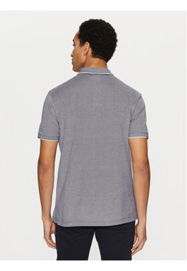 Calvin Klein Polo K10K114475 Granatowy Regular Fit. Typ kołnierza: polo. Kolor: niebieski. Materiał: bawełna