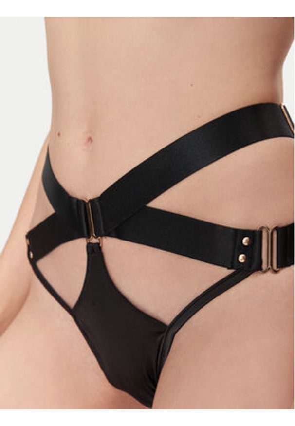 Hunkemöller Figi brazylijskie Colette 301145 Czarny. Kolor: czarny. Materiał: syntetyk