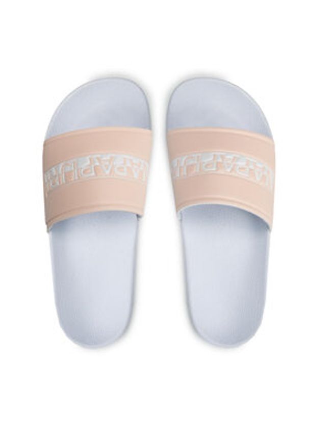 Napapijri Klapki Park NP0A4GUD Różowy. Kolor: różowy. Materiał: skóra