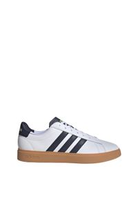 Buty do chodzenia dla dorosłych Adidas Grand Court 2.0. Kolor: brązowy, niebieski, wielokolorowy, biały. Materiał: materiał. Sport: turystyka piesza #1