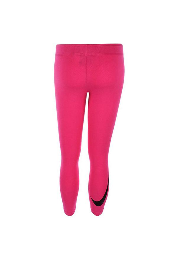 Nike - Legginsy Dla Dziewczynki Logo NSW Tight Club. Kolor: różowy