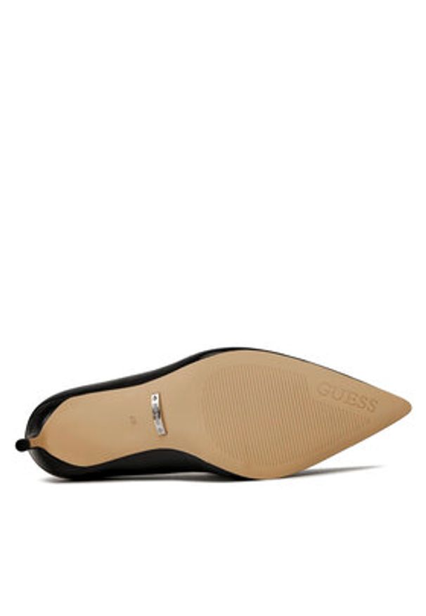 Guess Czółenka Bravo4 FLPBV4 LEA08 Czarny. Kolor: czarny. Materiał: skóra. Obcas: na szpilce