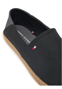 TOMMY HILFIGER - Tommy Hilfiger Espadryle FM0FM05353 Czarny. Kolor: czarny. Materiał: materiał