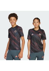 Adidas - Koszulka dziecięca Bayern Monachium Preshi 2025/26. Kolor: czarny. Sport: piłka nożna