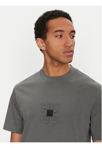 Hugo - HUGO T-Shirt Debostac 50535499 Szary Relaxed Fit. Kolor: szary. Materiał: bawełna #4