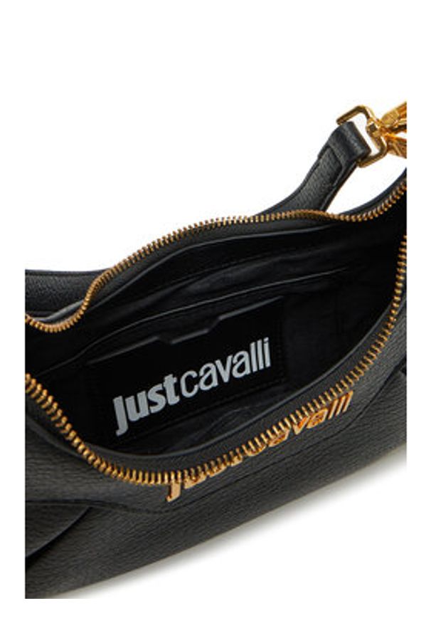 Just Cavalli Torebka 78RA4BD2 ZSB81 Czarny. Kolor: czarny. Materiał: skórzane
