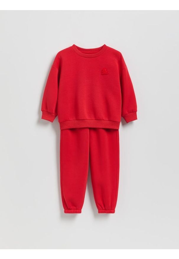 Reserved - Bawełniany komplet - czerwony. Kolor: czerwony. Materiał: bawełna