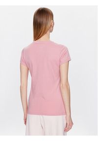 New Balance T-Shirt Essentials Stacked Logo WT31546 Różowy Athletic Fit. Kolor: różowy. Materiał: bawełna #4