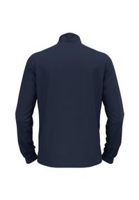 Bluza narciarska męska rozpinana z półgolfem Odlo BERRA. Kolor: niebieski. Sezon: zima. Sport: narciarstwo