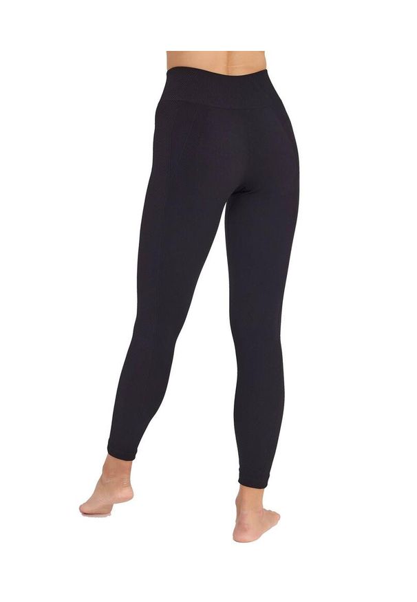 Legginsy damskie z wysokim stanem Brubeck CASUAL. Stan: podwyższony. Kolor: czarny. Materiał: poliamid, poliester, elastan. Sport: turystyka piesza