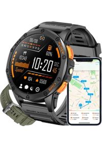 Gravity - Zegarek męski SMARTWATCH GRAVITY GT24-5 BK/GN/BK PROF. Rodzaj zegarka: smartwatch