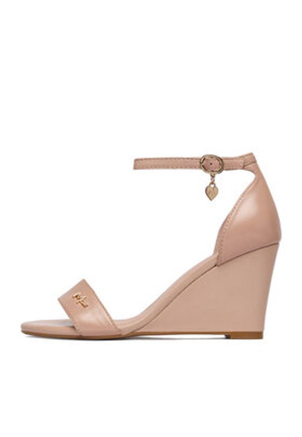 MEXX Sandały EO-CC2549-01 Różowy. Kolor: różowy. Materiał: skóra