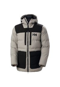 Kurtka puchowa Helly Hansen Patrol. Kolor: beżowy. Materiał: puch. Sport: turystyka piesza
