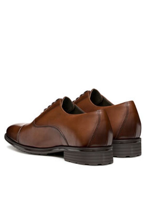 Geox Półbuty U Walk Pleasure F U55H8A 00043 C6610 Brązowy. Kolor: brązowy. Materiał: skóra