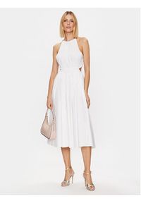 MICHAEL Michael Kors Sukienka codzienna MS28182F4C Biały Regular Fit. Okazja: na co dzień. Kolor: biały. Materiał: bawełna. Typ sukienki: proste. Styl: casual #4
