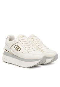 Liu Jo Sneakersy Plus 01 BF5011 P0102 Biały. Kolor: biały. Materiał: skóra
