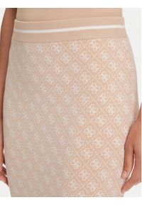Guess Spódnica ołówkowa W4BD53 Z37K0 Beżowy Regular Fit. Kolor: beżowy. Materiał: syntetyk #3