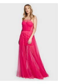 Fracomina Sukienka wieczorowa FQ23SD3011W52901 Różowy Slim Fit. Kolor: różowy. Materiał: syntetyk. Styl: wizytowy