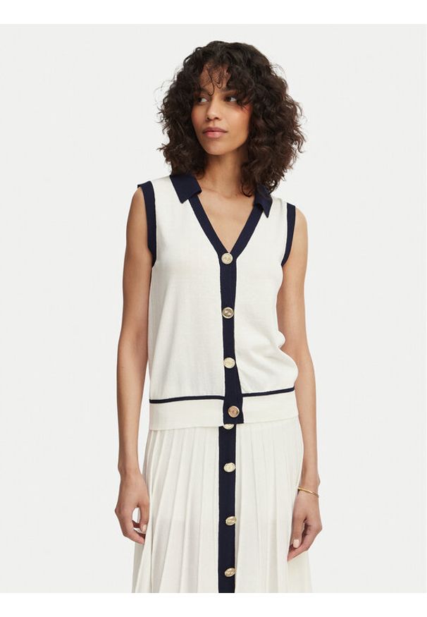 Artigli Kardigan ACMA004458 Biały Regular Fit. Kolor: biały. Materiał: wiskoza