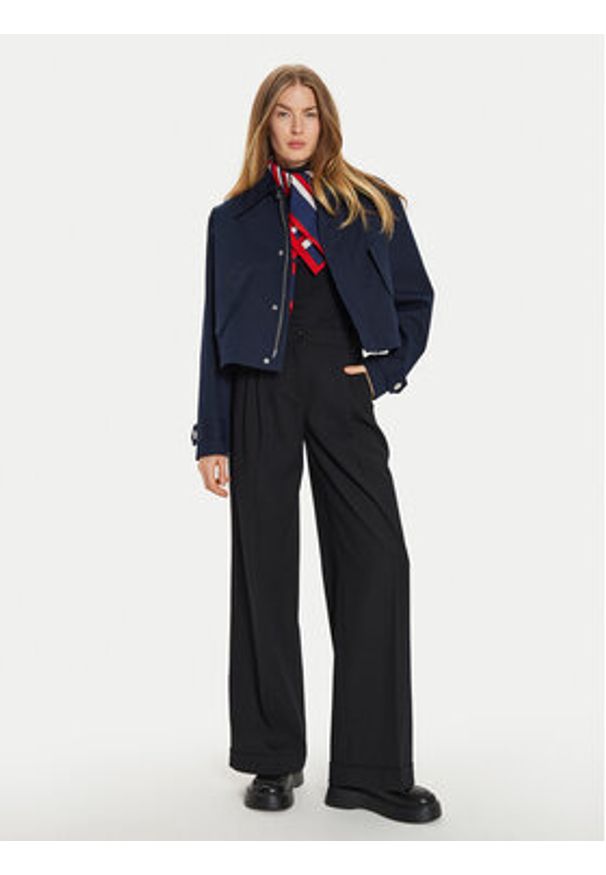 AMI PARIS - AMI Paris Kurtka przejściowa FJK069.CO0081 Granatowy Regular Fit. Kolor: niebieski. Materiał: bawełna