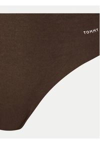 TOMMY HILFIGER - Tommy Hilfiger Komplet 3 par fig brazylijskich UW0UW03871 Kolorowy. Materiał: bawełna. Wzór: kolorowy #4