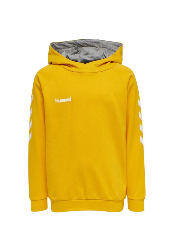 Dziecięca bluza z kapturem Hummel hmlGO cotton. Typ kołnierza: kaptur. Kolor: pomarańczowy, wielokolorowy, żółty. Sport: joga i pilates