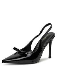 DeeZee Szpilki HT834-1 Czarny. Kolor: czarny. Materiał: syntetyk, materiał. Obcas: na szpilce