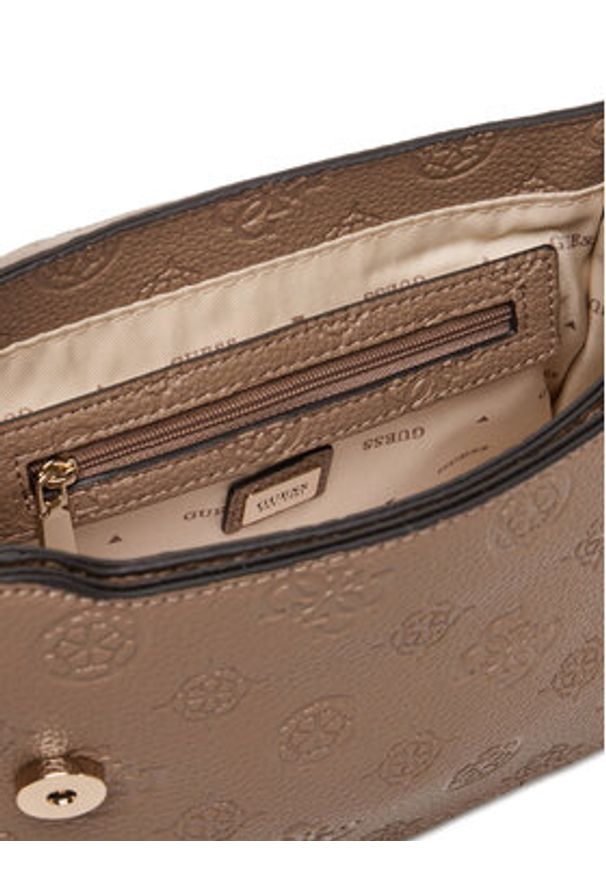 Guess Torebka Cresidia II HWPD98 88210 Beżowy. Kolor: beżowy. Materiał: skórzane