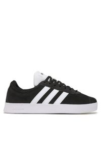 Adidas - adidas Buty VL Court 2.0 DA9853 Czarny. Kolor: czarny. Materiał: skóra