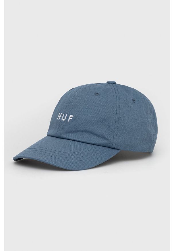 HUF - Czapka. Kolor: niebieski