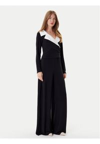 Joseph Ribkoff Kombinezon 253705 Czarny Wide Leg. Kolor: czarny. Materiał: syntetyk