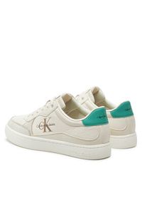 Calvin Klein Jeans Sneakersy Classic Cupsole Low Lth Ml YM0YM00885 Écru. Materiał: skóra #5