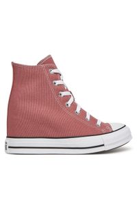 Converse Trampki Chuck Taylor All Star Wedge A13832C Różowy. Kolor: różowy. Materiał: materiał