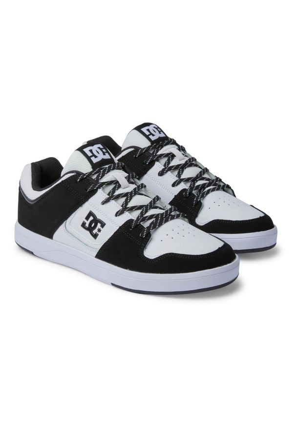 DC Shoes - Skórzane buty skate dla Mężczyzn DC CURE. Kolor: biały. Materiał: guma, skóra. Szerokość cholewki: normalna. Sport: skateboard