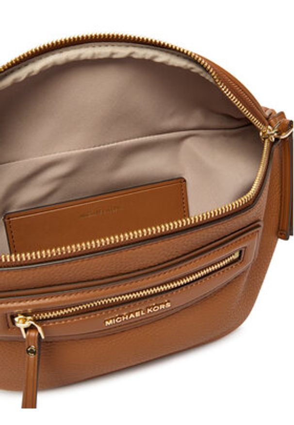 MICHAEL Michael Kors Torebka Jet Set 30S6GTVM2L Brązowy. Kolor: brązowy. Materiał: skóra