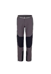 Spodnie trekkingowe Extendo męskie Milo Brenta. Kolor: wielokolorowy, czarny, szary. Materiał: tkanina, poliester #1