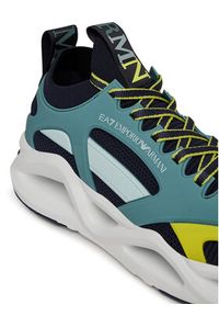 EA7 Emporio Armani Sneakersy X8X174 XK377 U517 Kolorowy. Materiał: skóra. Wzór: kolorowy