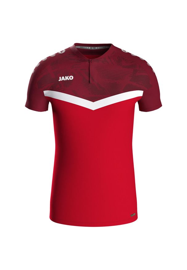 Jersey Jako Iconic. Kolor: czerwony. Materiał: jersey. Sport: fitness, piłka nożna