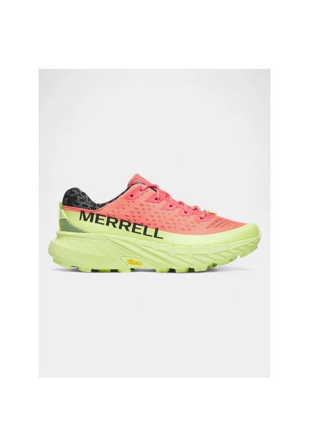 Damskie buty do biegania w terenie Merrell Agility Peak 5. Kolor: pomarańczowy, wielokolorowy, zielony. Sport: bieganie