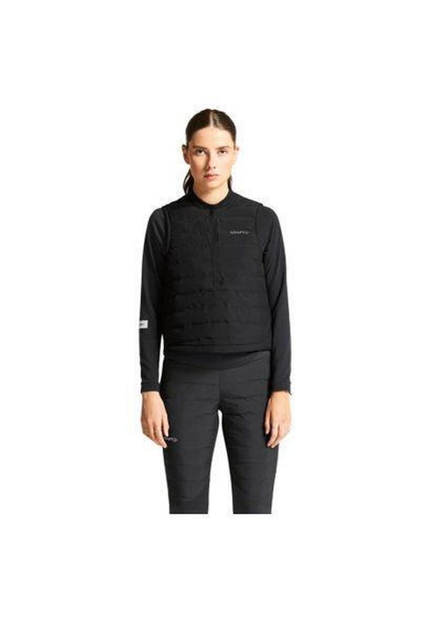 Damska kurtka bez rękawów Craft Subz 5. Kolor: czarny. Materiał: puch. Długość rękawa: bez rękawów. Sezon: zima. Sport: fitness, turystyka piesza